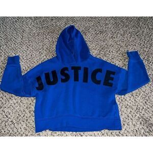 Justice‎ Girls Blue Active Hoodie size 8